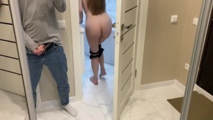 Stepmom Caught her Stepson Masturbating a Cock and Decided to Fuck him with her Big Ass in Doggy Sty