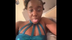 Got Caught Playing X Massage with my Pretty Ebony Chocolate Darkskin Black Pussy