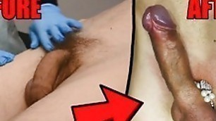 Dick Wax Depilation by Cute Esthetician. BEFORE and AFTER