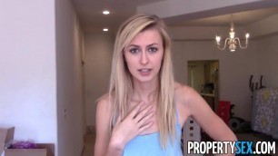 PropertySex - Very good-looking realtor fucks renter