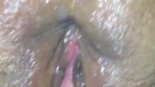 Latina plays with pussy & cumshot Pt. 2