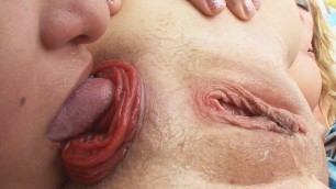 Epic Ass to mouth with squirting and prolapse!