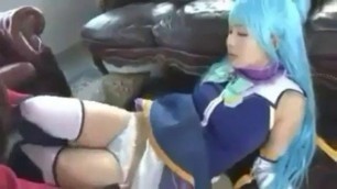 Aqua y Megumin Tijereando con Música de Linkin Park de Fondo