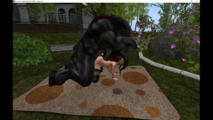 second life animation monster minotaur x human game fantasy sex