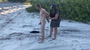 PART 1 Policewoman Makes Guy Take Off His Trunks and Get Naked in public at the beach - Humiliating Strip Search, Boca Busted