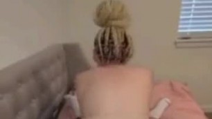 Huge booty pawg twerk reverse cowgirl on the dick