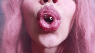 Full Mouth of Cum - Deepthroat Swallow