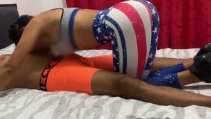 Her Slave USA Flag Yoga Pants