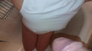 Stepson made me Suck his Dick and Pissed on me in the Bathroom