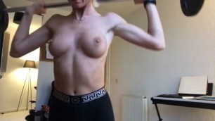 My first ever Body Building Video (more on Onlyfans @lemoncity444)